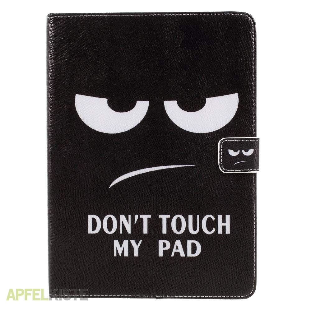 iPad 9.7 / Air 2 Leder Tasche Don't Touch My Pad