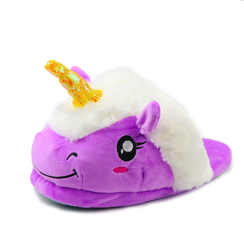 Einhorn Unicorn Plüsch Hausschuhe Finken Pantoffeln Lila - Unisex (Gr. 35-44) Einhorn Unicorn Plüsch Hausschuhe Finken Pantoffeln Lila - Unisex (Gr. 35-44)