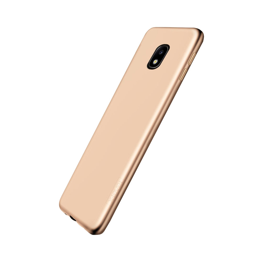 Samsung Galaxy J5 (2017) Gummi Case Hülle Matt - Gold Samsung Galaxy J5 (2017) Gummi Case Hülle Matt - Gold