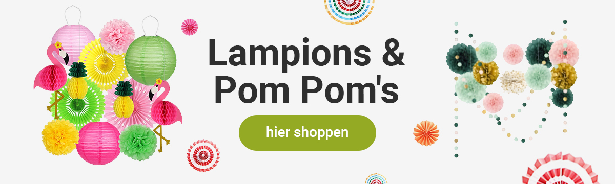 Lampions und Pom Pom's hier shoppen!